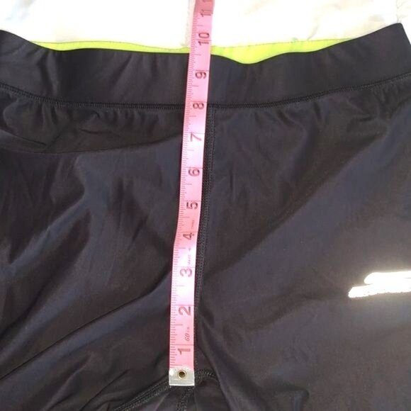Skechers Performance Black & Neon Yellow Reflective Athletic Pants M - Picture 10 of 10